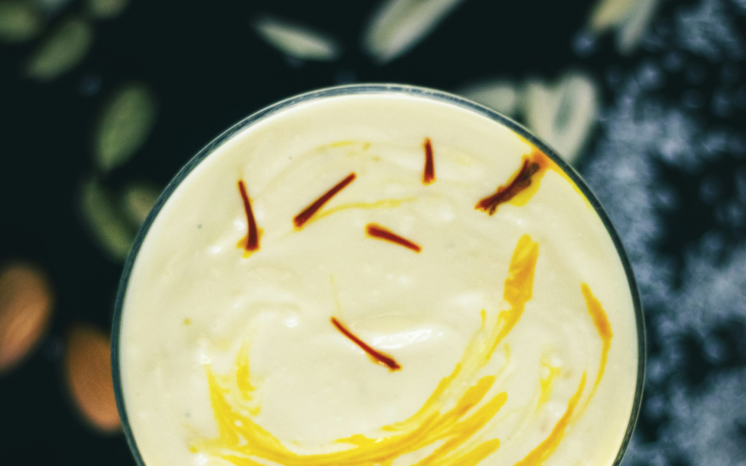 Shrikhand with saffron