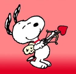 Snoopy Valentine's Day Arrow